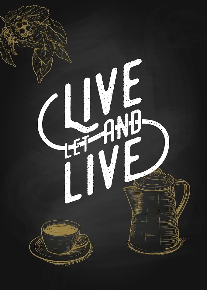 Coffee lettering