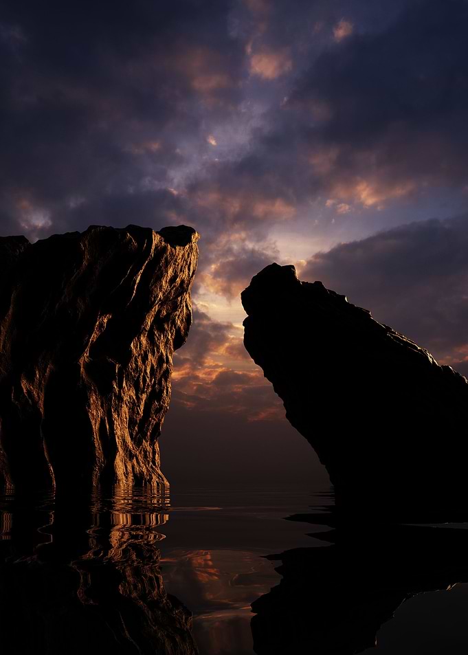 Rocky shores