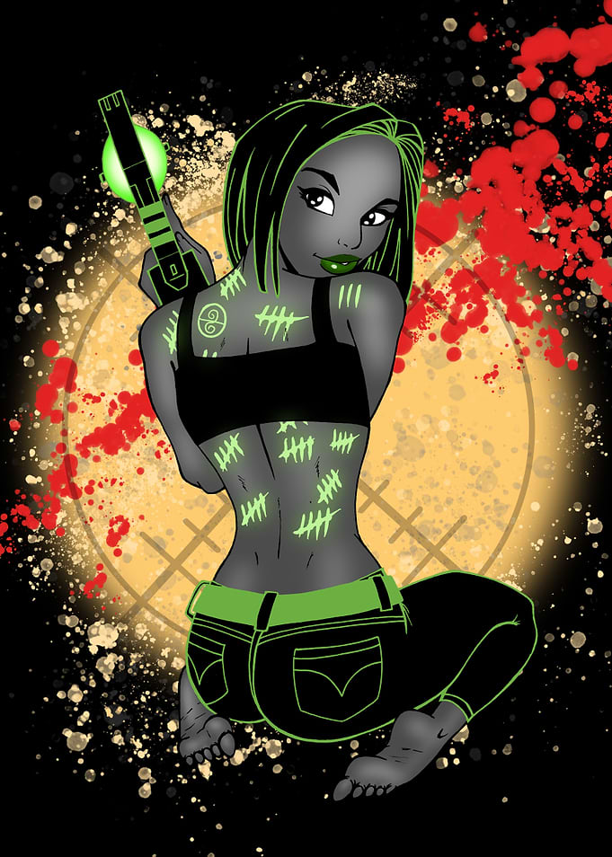 Green Gun Assassin