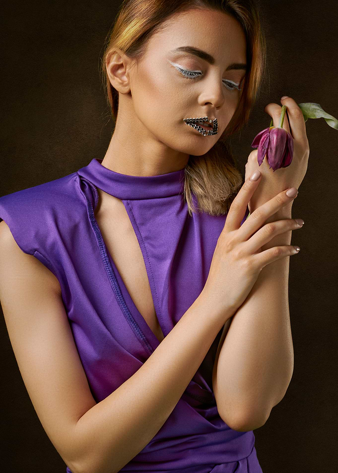 Girl with a Dead Flower