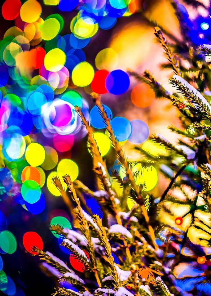 Colorful Christmas Left