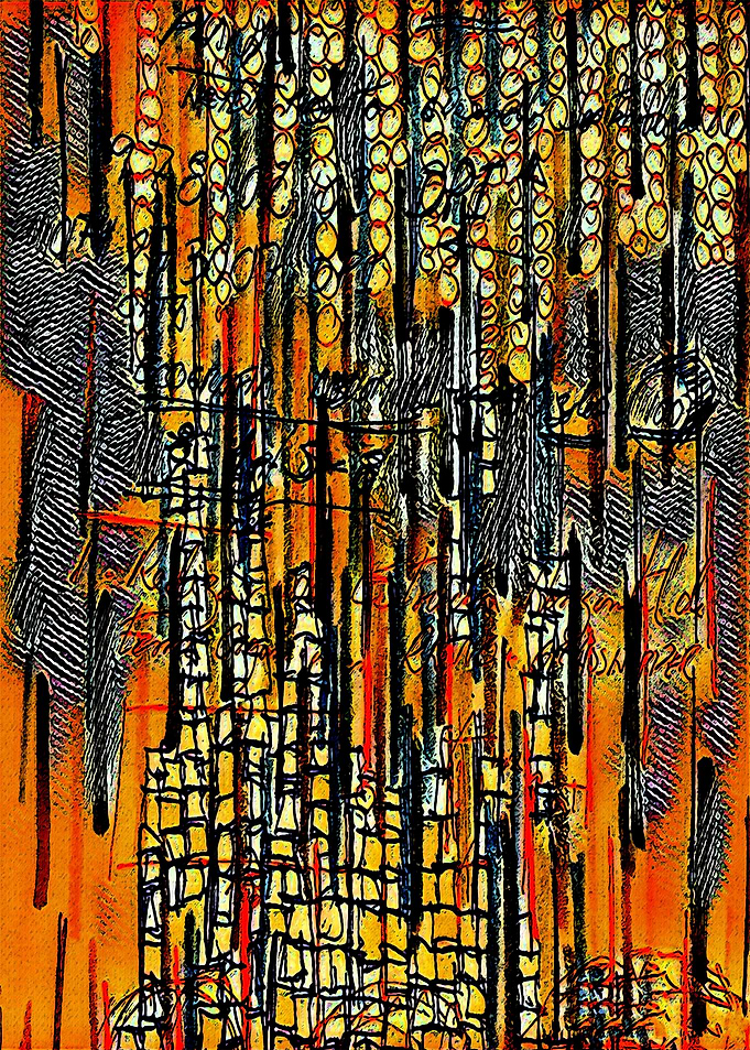 Orange Black