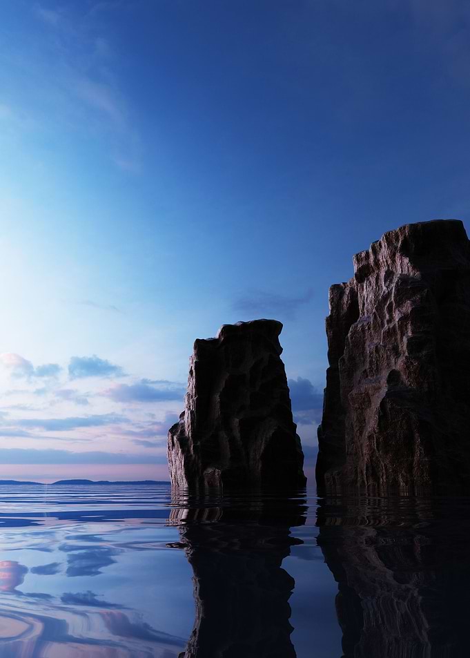 Rocky shores