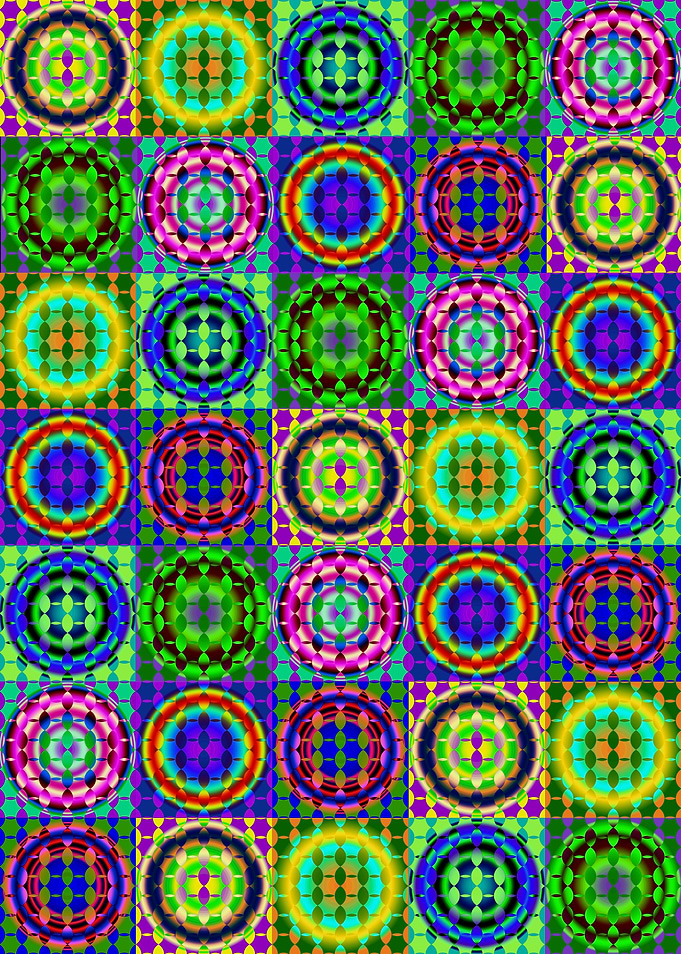 colorful abstract motif