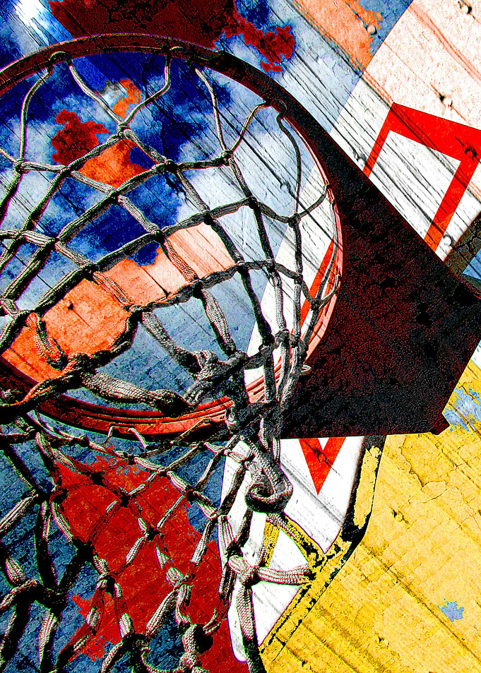 Basketball art print 165