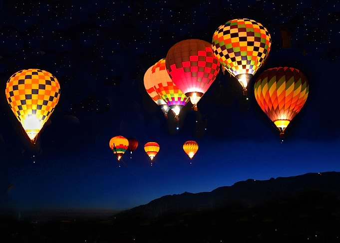 Lights over Albuquerque