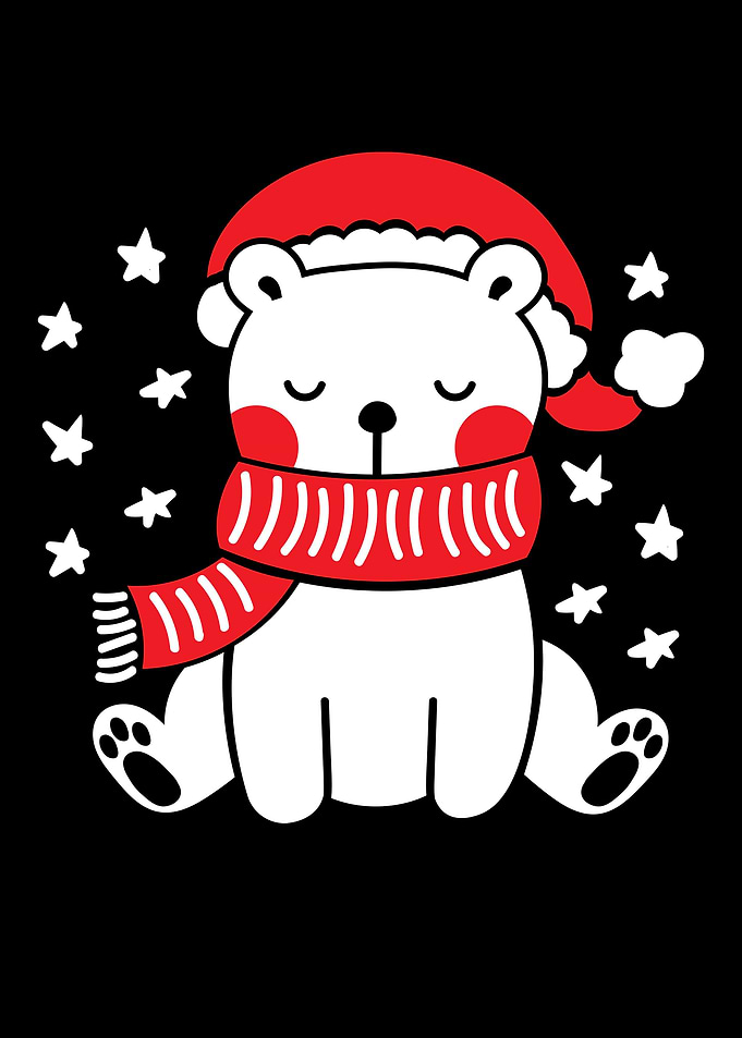Cute Christmas Bear Xmas