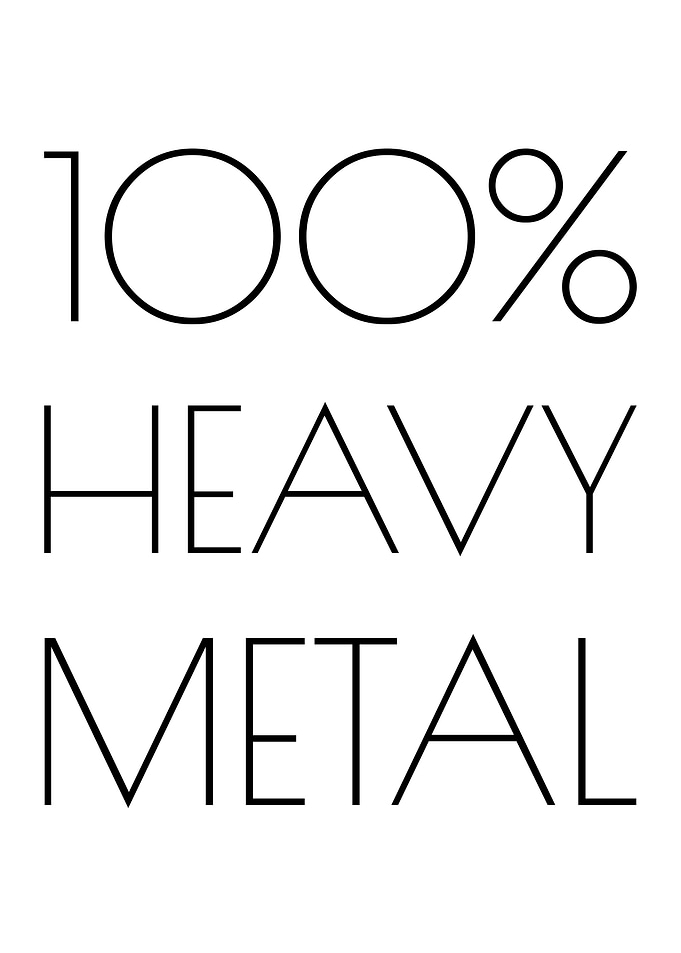 100 Percent Heavy Metal