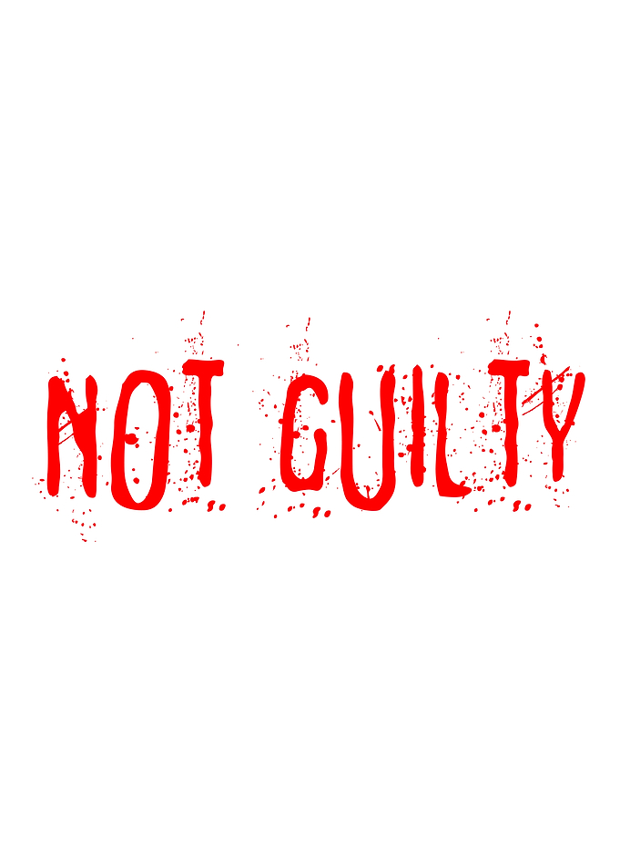 Not Guilty On White