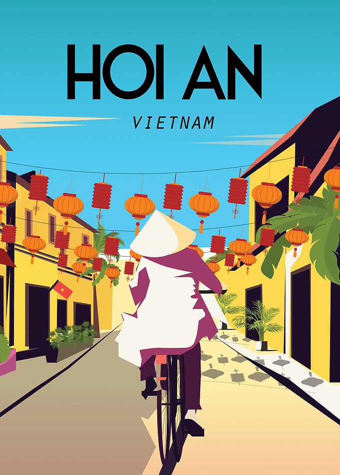 Hoi an vietnam poster
