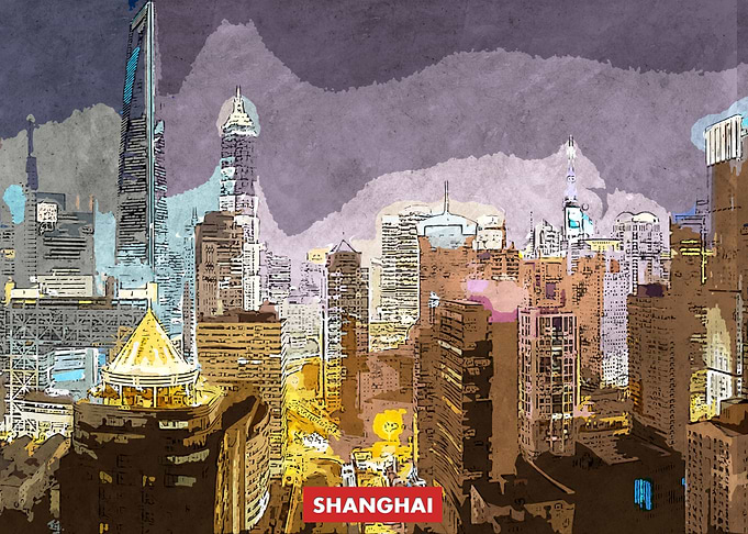 Shanghai Skyline China