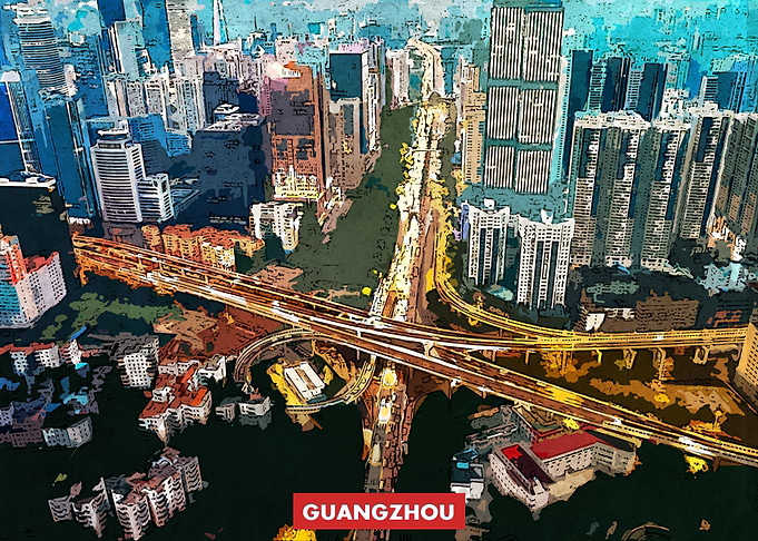 Guangzhou Skyline China