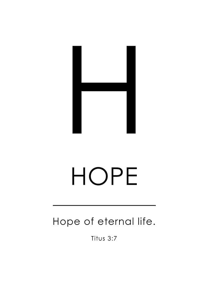H for Hope