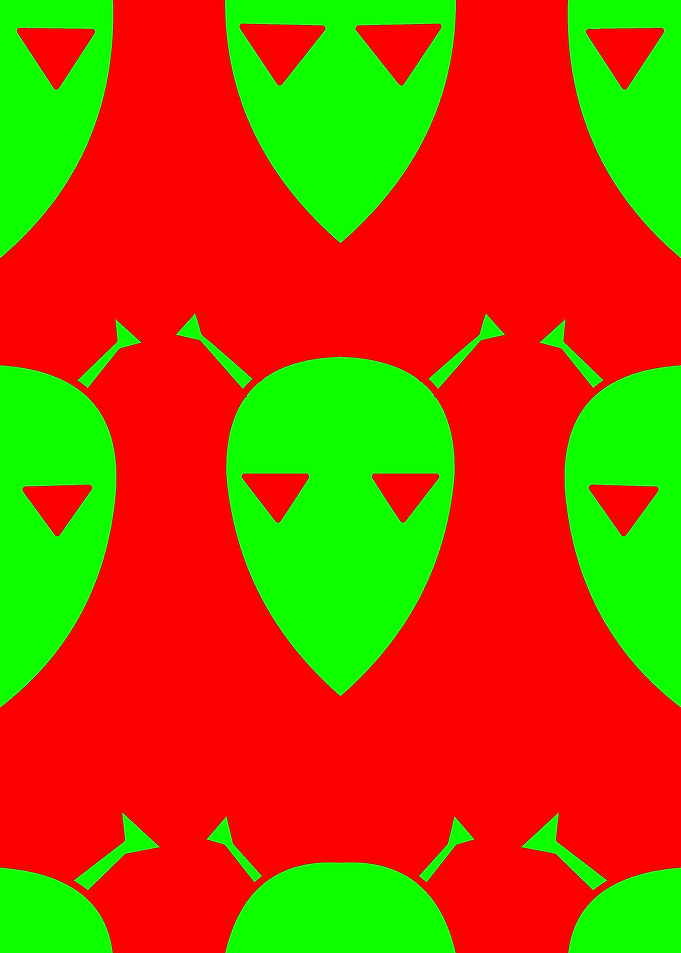 minimalist alien
