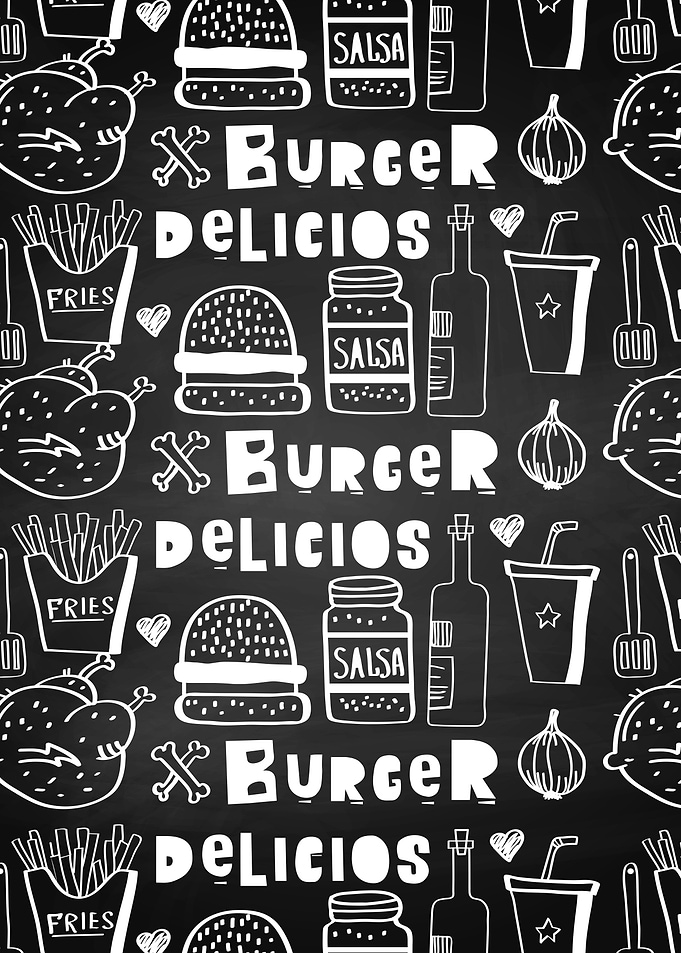 Kitchen tavern lettering