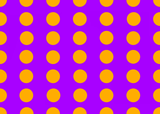 Gold Dots on Purple