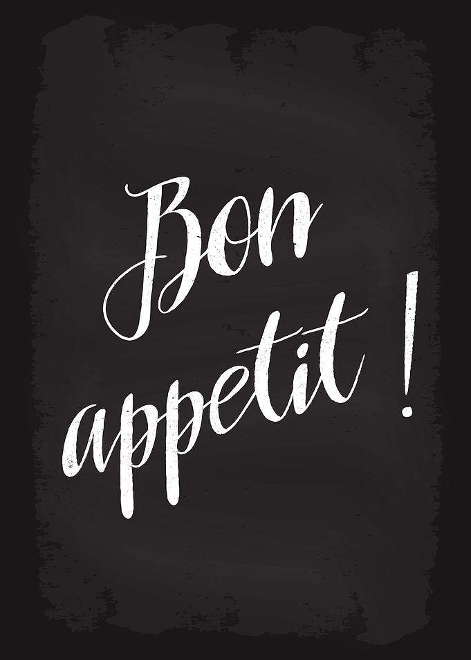 Bon Appetit Kitchen Poster