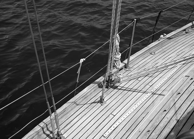 Wooden deck