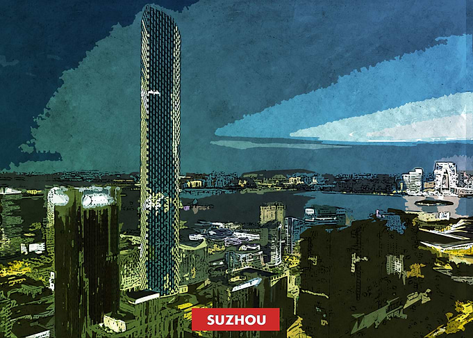 Suzhou Skyline China