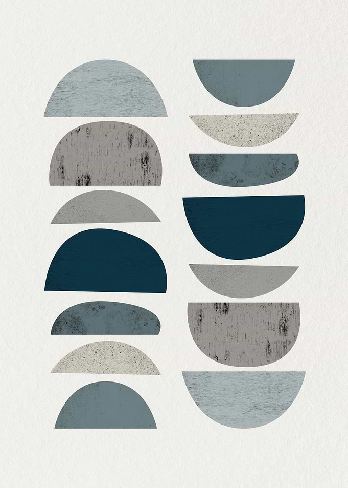 Minimalist Semi Circles