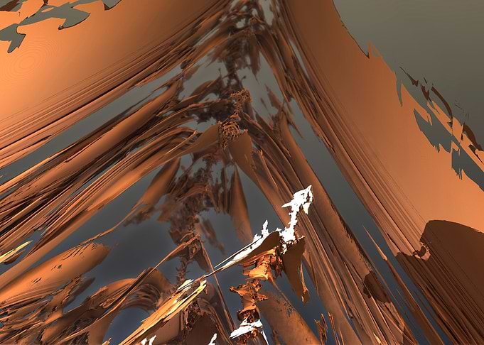 Abstract geometric fractal