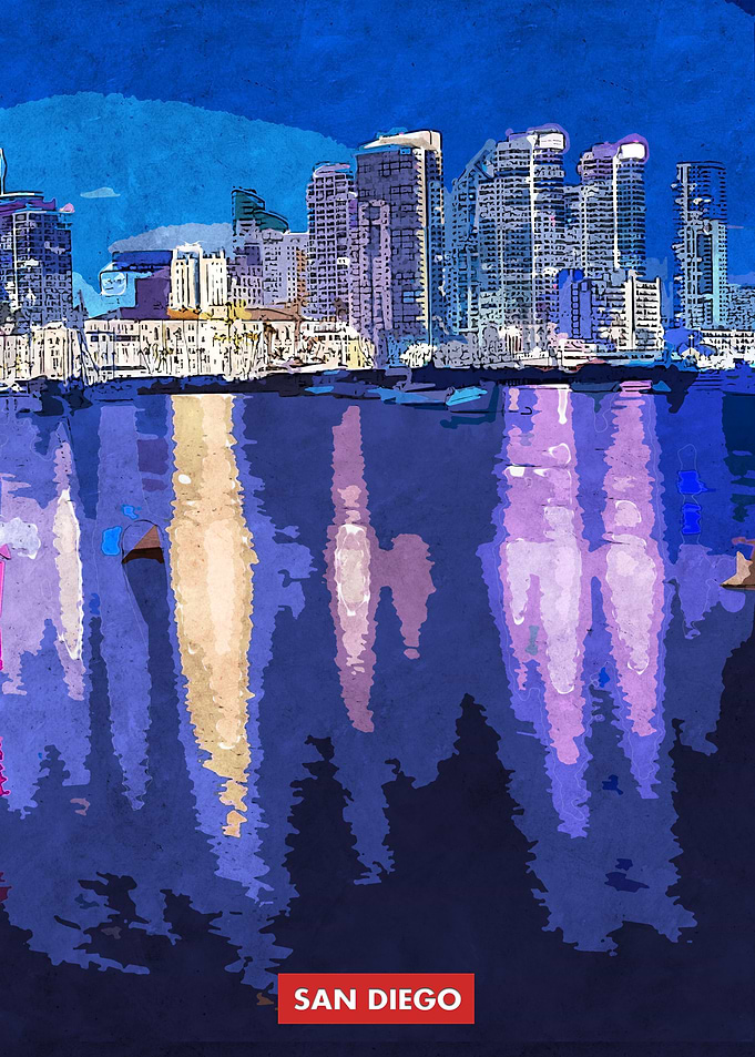 San Diego Skyline USA