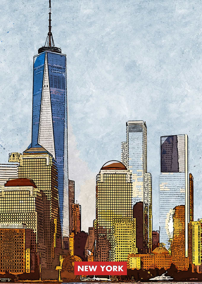 New York City Skyline USA