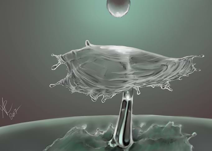 Splashed