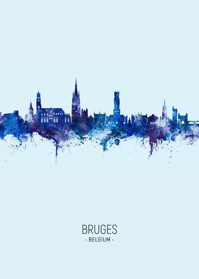 Bruges Skyline Belgium