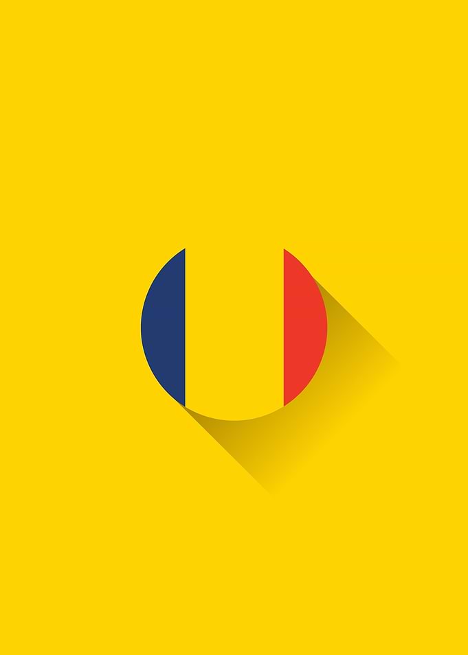 Minimal Romania Flag