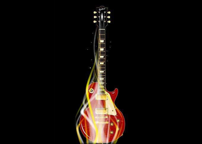 Burning Guitar