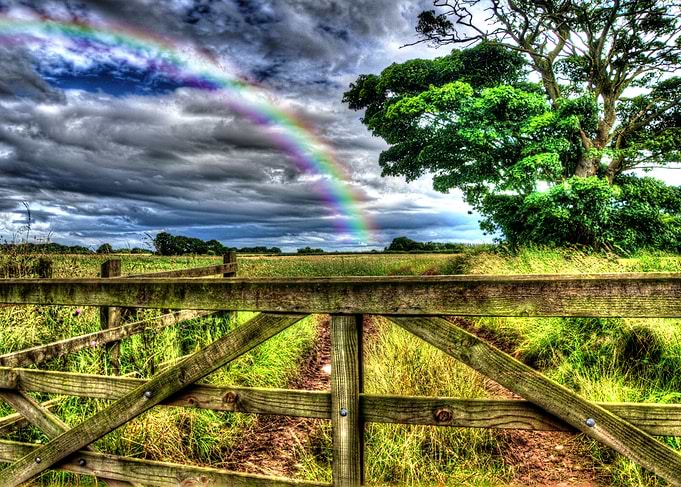 Rainbow Sky Cheshire