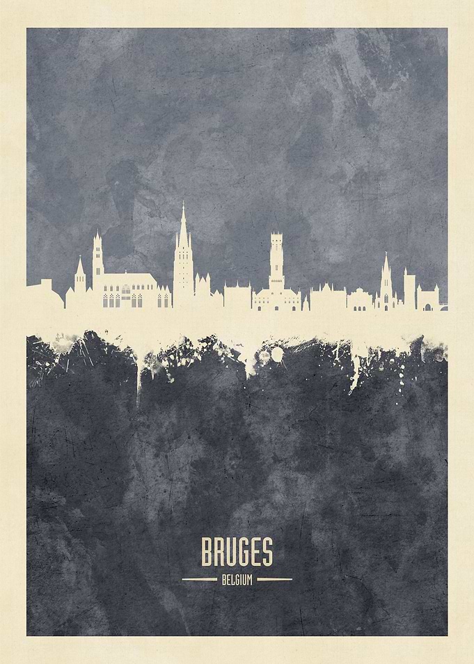 Bruges Skyline Belgium