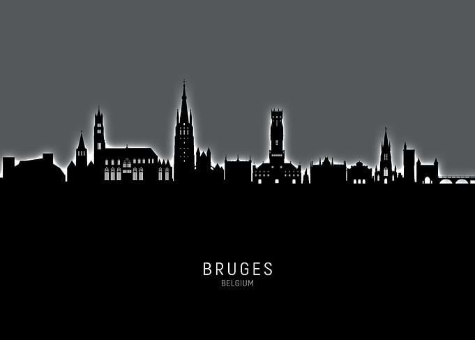 Bruges Skyline Belgium