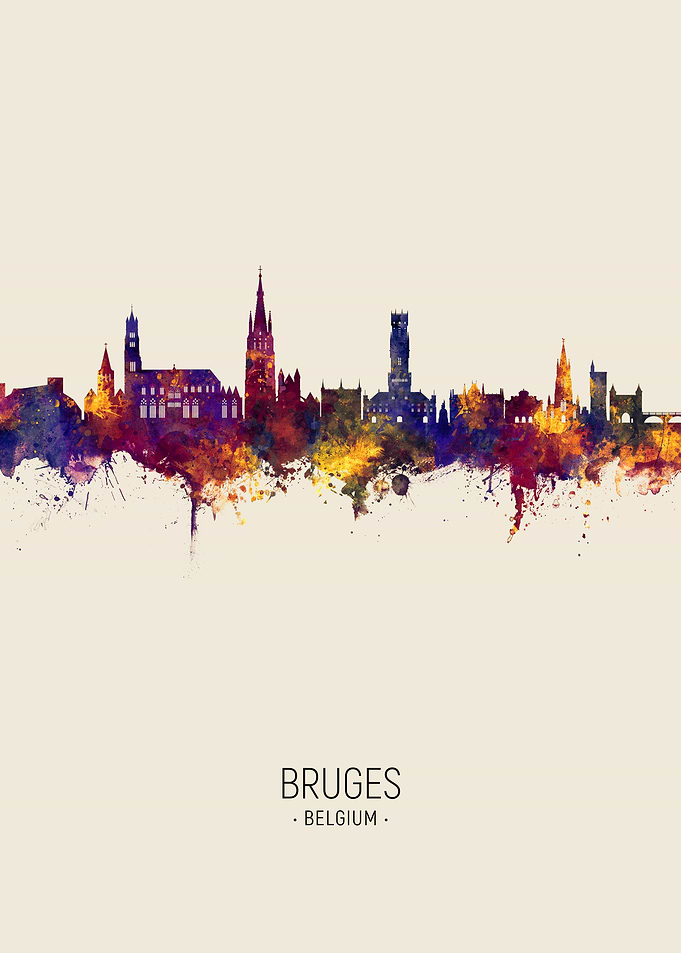 Bruges Skyline Belgium