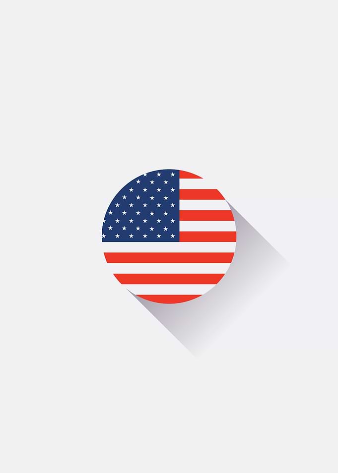 Minimal USA Flag