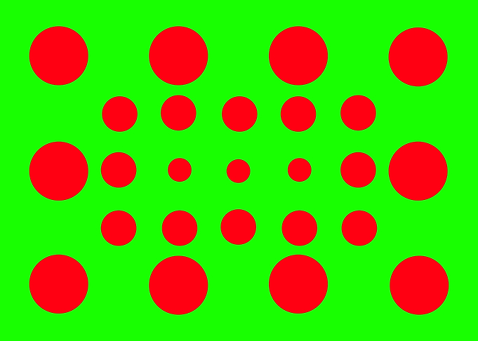 Shrinking Red Dots