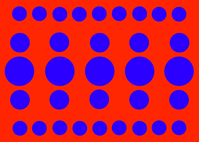 Multiple Blue Dots