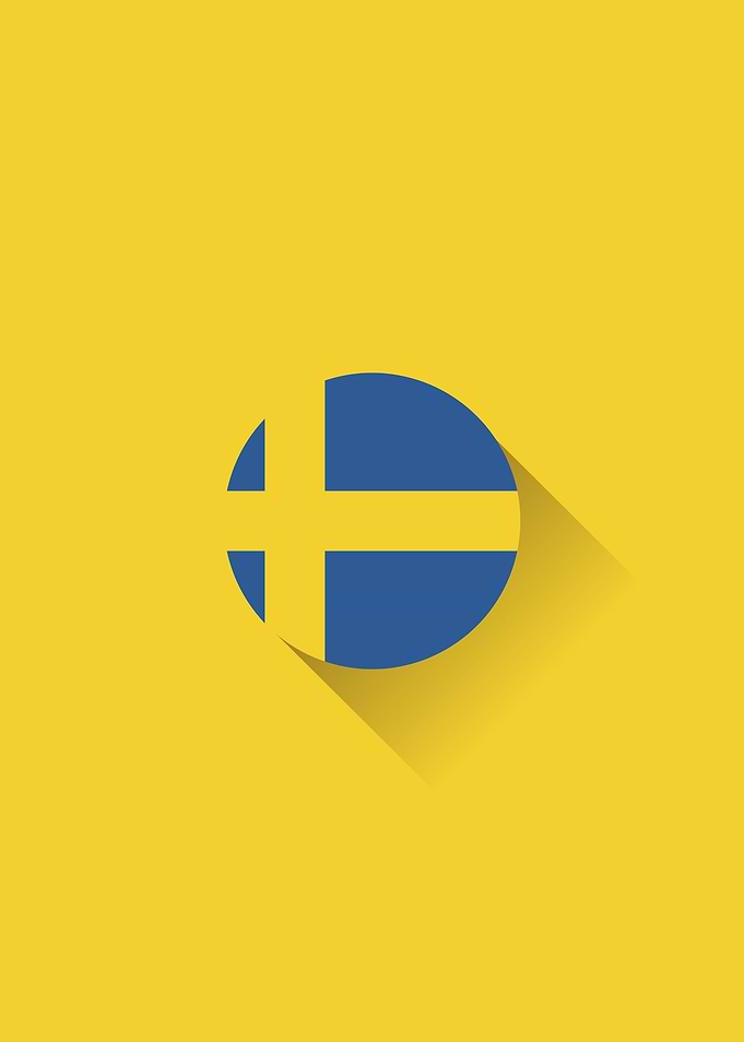 Minimal Sweden Flag