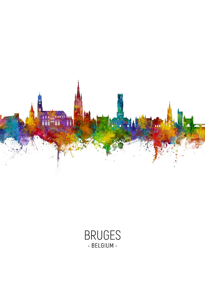 Bruges Skyline Belgium