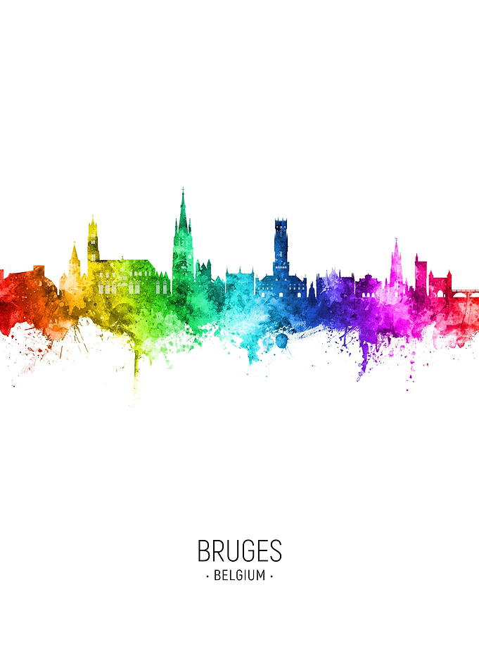 Bruges Skyline Belgium