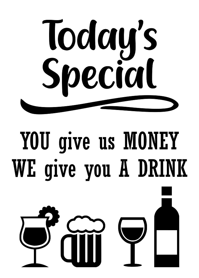 Todays Special FUNNY BAR