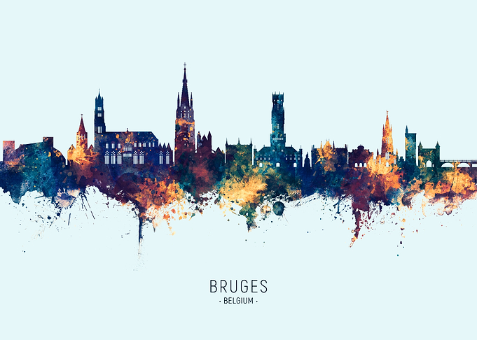 Bruges Skyline Belgium
