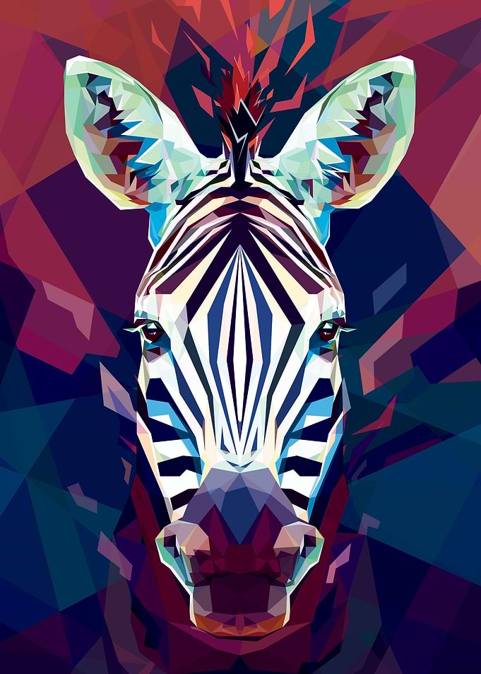 polygonal zebra