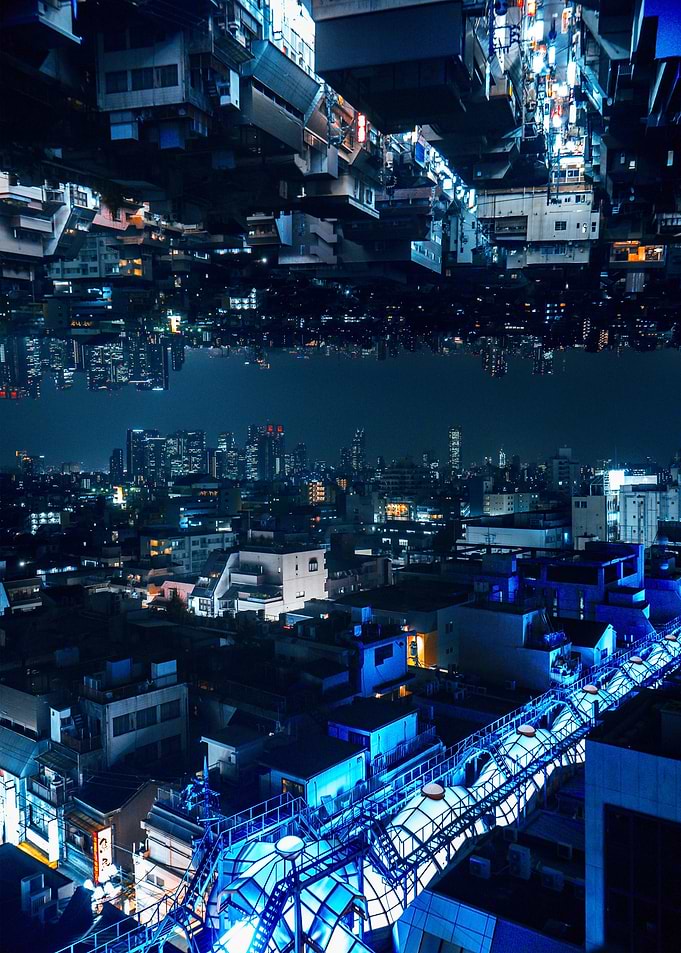 Tokyo upside down