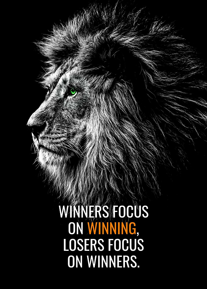 Winners Focus On Winning