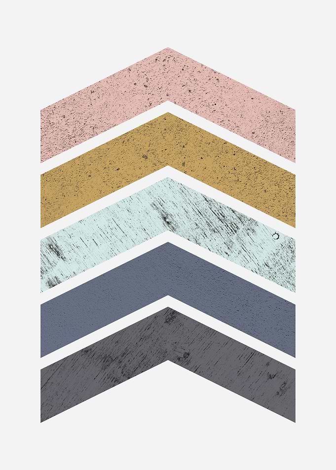 Mid Century Chevrons