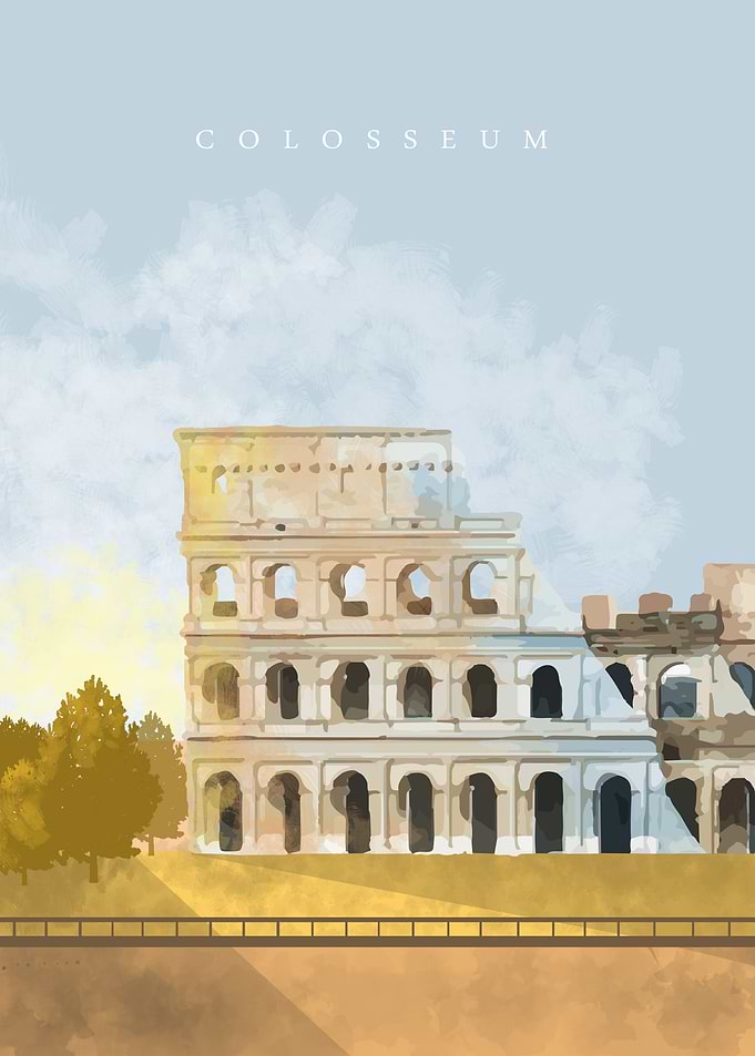 Travel to Colosseum Italy
