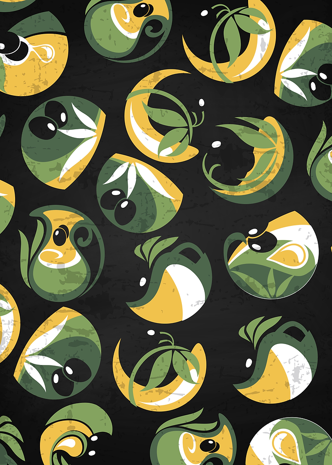 Olives blackboard