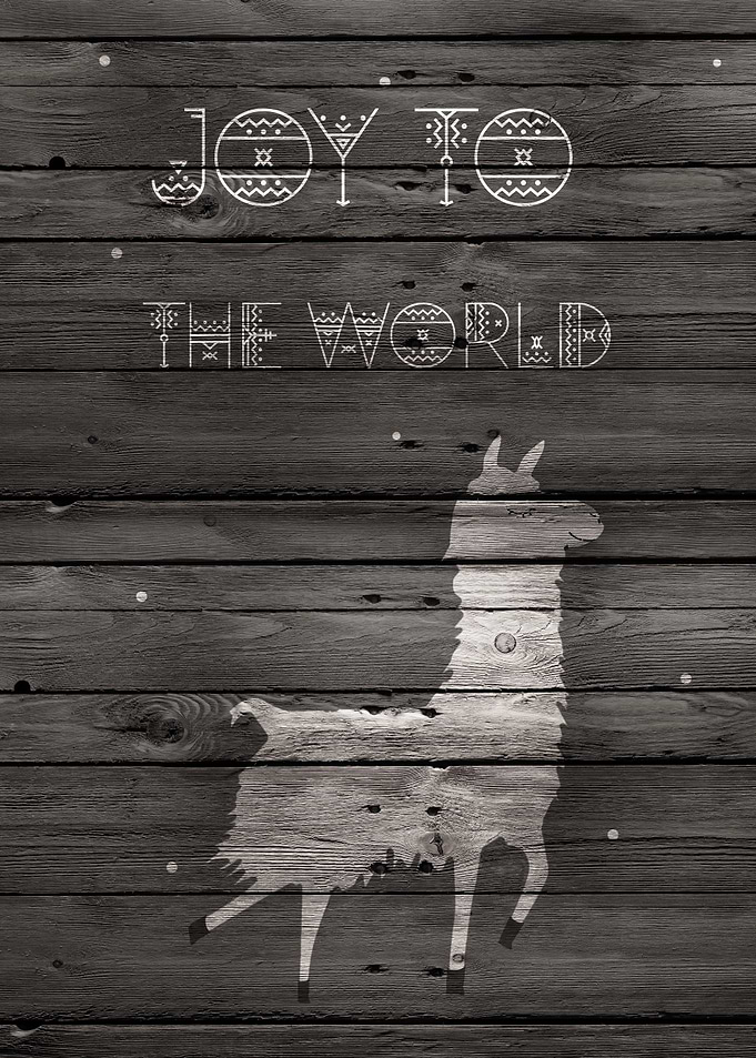 Xmas Lama Joy to the world